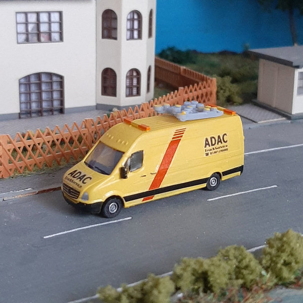 Lieferwagen, Langversion mit Hochdach, Variante ADAC Truckservice, Spur TT, Maßstab 1:120